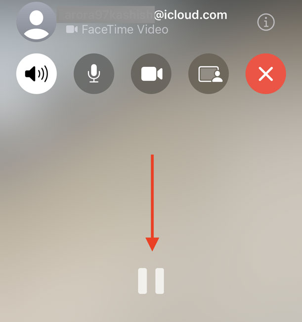 Facetime End Button